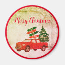 Search for christmas truck magnets Red