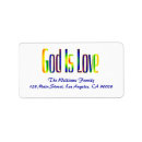Search for spiritual return address labels Blue