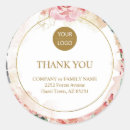 Search for pastel floral thank you stickers Rose