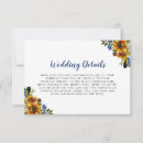 Search for navy blue and sunflower wedding invitations Watercolor