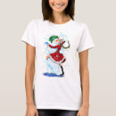 Search for snowman womens tshirts Cartoon
