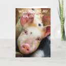 Search for pig valentines day cards Cute