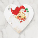 Search for santas face gift tags Retro