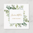 Search for eucalyptus business cards Beauty salon