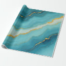 Search for turquoise marble wrapping paper Gold