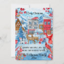 Search for town christmas cards Watercolor