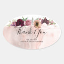 Search for fall thank you wedding stickers Burgundy