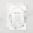 Search for eucalyptus thank you cards Geometric