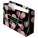 Search for glitter gift bags Rose gold glitter