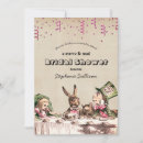 Search for mad hatter bridal shower invitations Vintage