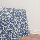 Search for blue and white pattern tablecloths Vintage