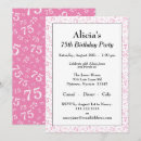 Search for 75 years invitations Celebration