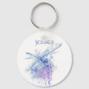 Search for beautiful dragonfly key rings Watercolor