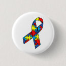 Search for autism ribbon badges Autism awareness month
