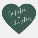 Search for green heart stickers Typography