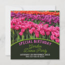 Search for tulip birthday invitations Colourful tulips
