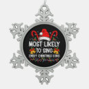 Search for singing christmas tree decorations Xmas