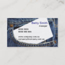 Search for denim business cards Unique