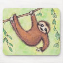 Search for cute sloth mousepads Illustration