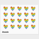 Search for gay pride party stickers Rainbow heart