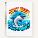 Search for dolphin notebooks Swimming