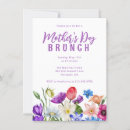 Search for mothers day brunch invitations Watercolor flower
