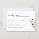 Search for wild rsvp cards Watercolor flowers