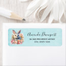 Search for easter return address labels Rabbit