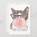 Search for funny cat birthday cards Watercolor