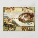Search for the creation of adam postcards Sistine chapel