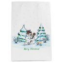 Search for christmas cat gift bags Snowman