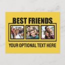 Search for unique best friend postcards Friendship