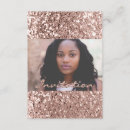 Search for rose gold glitter graduation invitations Glam