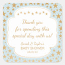 Search for blue gold baby shower stickers Star