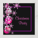 Search for hot pink christmas invitations Corporate christmas party