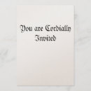 Search for cordials cards invites Invited