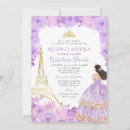 Search for light purple quince invitations Mis quince anos