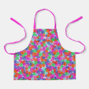 Search for multicolored aprons Flowers