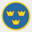 Search for sweden flag stickers Round