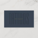 Search for tattoo artist business cards Elegant