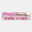 Search for sister bumper stickers Army