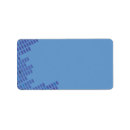 Search for rock and roll return address labels Blue