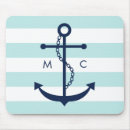 Search for anchor pattern mousepads Nautical