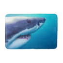Search for shark bath mats Great white shark
