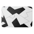 Search for black and white abstract bath mats Shapes