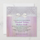 Search for lavender and silver wedding invitations Elegant