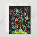 Search for colourful bird art postcards Tree