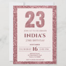Search for 23rd birthday invitations Chic