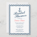 Search for chevron bridal shower invitations Navy