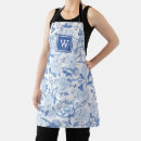 Search for blue bird aprons Chinoiserie